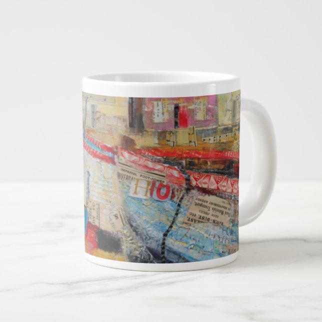Grande Tasse Vieux bateaux de pêche 2013 (Devant droit)