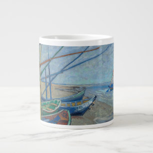Grande Tasse Vincent Van Gogh - Bateaux de pêche sur la plage
