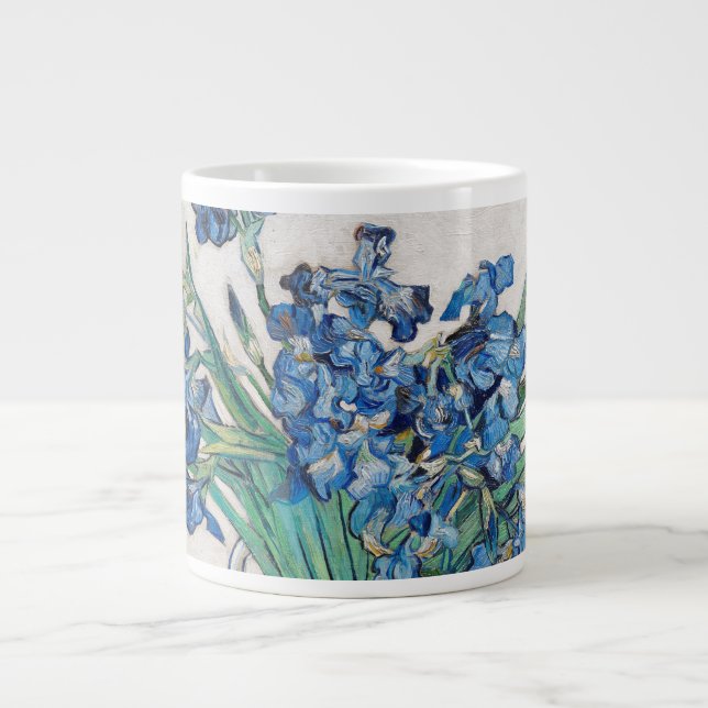 Grande Tasse Vincent van Gogh - Nature morte : Vase avec iris (Devant)