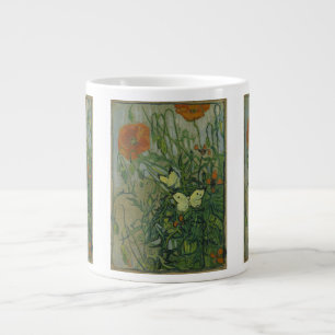 Grande Tasse Vincent van Gogh - Papillons et Coquelicots