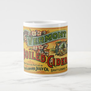 Grande Tasse Vintage Brattleboro Jelly Cider bouilli Vermont