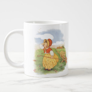 Grande Tasse Vintage Little Bo Peep Mère Goose Nurserme Rhyme