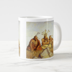 Grande Tasse Vintage Ouest, Guerre des Gardiens ou Paix par NC 