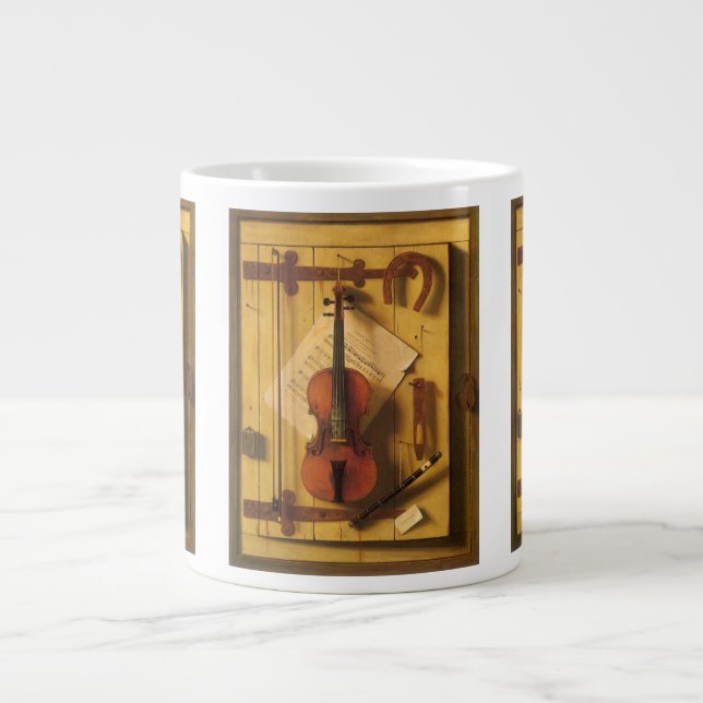 Grande Tasse Violon et musique de Still Life par William Harnet (Devant)