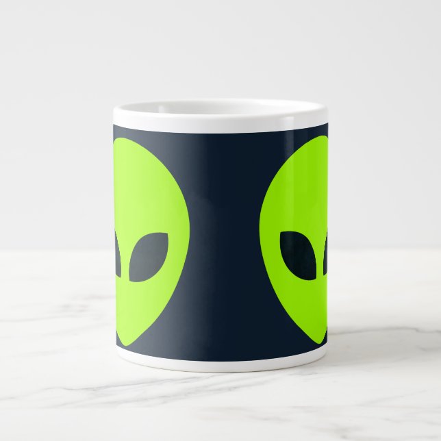GRANDE TASSE VISAGE ALIEN (Devant)