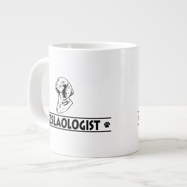Grande Tasse Vizsla humoristique (Devant gauche)