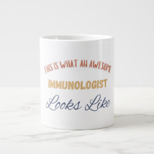 Grande Tasse Voici à quoi ressemble un immunologiste génial