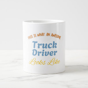 Grande Tasse Voici à quoi ressemble un super chauffeur de camio