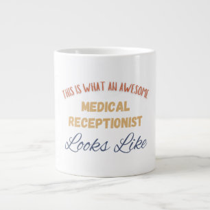 Grande Tasse Voici à quoi ressemble une réceptionniste médicale