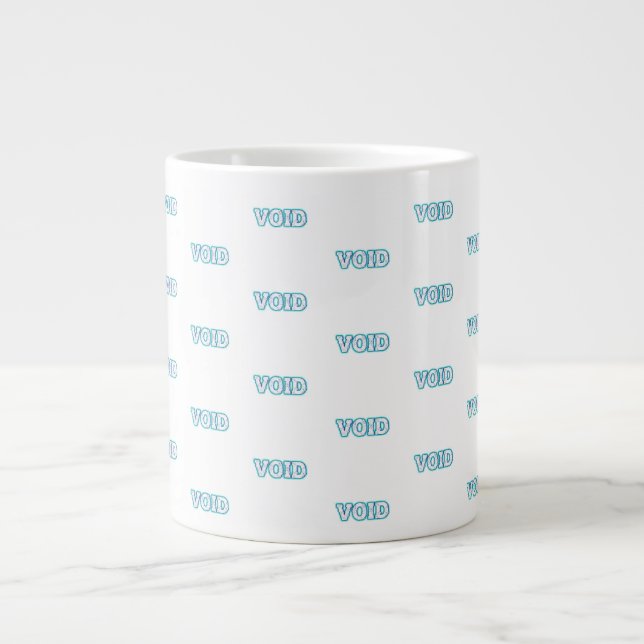 Grande Tasse VOID//CRACKED : Entrez dans l'abîme électrique (Devant)