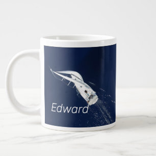 Grande Tasse Voile Liberté Vue de l'oeil des oiseaux