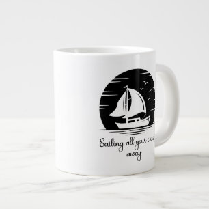 Grande Tasse Voilier Bateau Voilier Yacht Inspiré Citation Mu