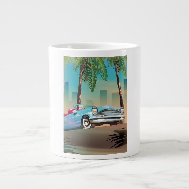 Grande Tasse Voiture Classique Rétro (Devant)