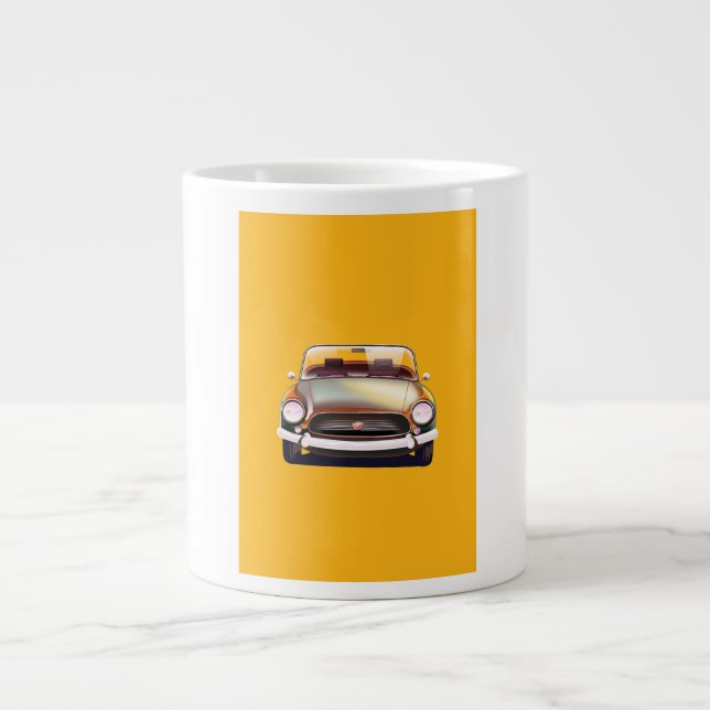 Grande Tasse Voiture classique vintage (Devant)
