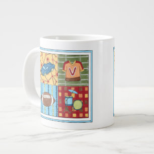 Grande Tasse Voiture, Jersey, Football et Drum Kit