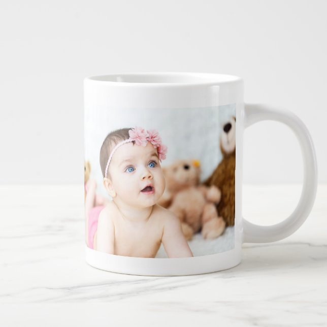 Grande Tasse VOTRE 2 photo-collage| Famille d'amis (Droite)