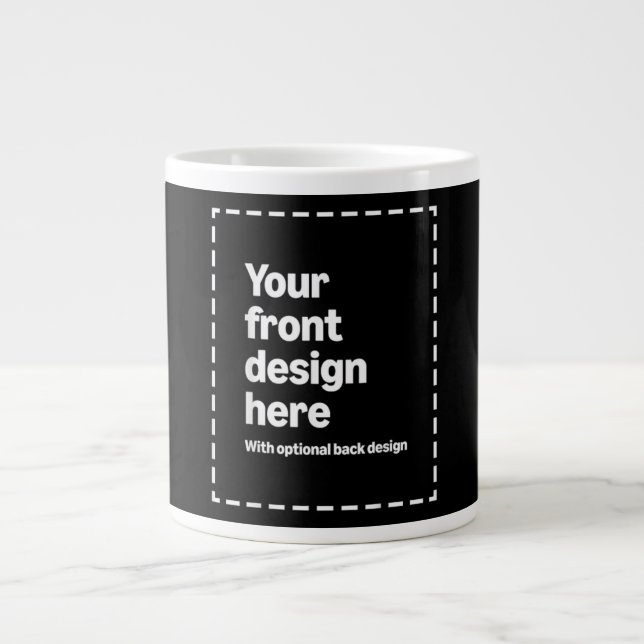 Grande Tasse Votre conception ici (Devant)