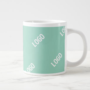 Grande Tasse Votre image ou logo téléchargé en mosaïque Turqu