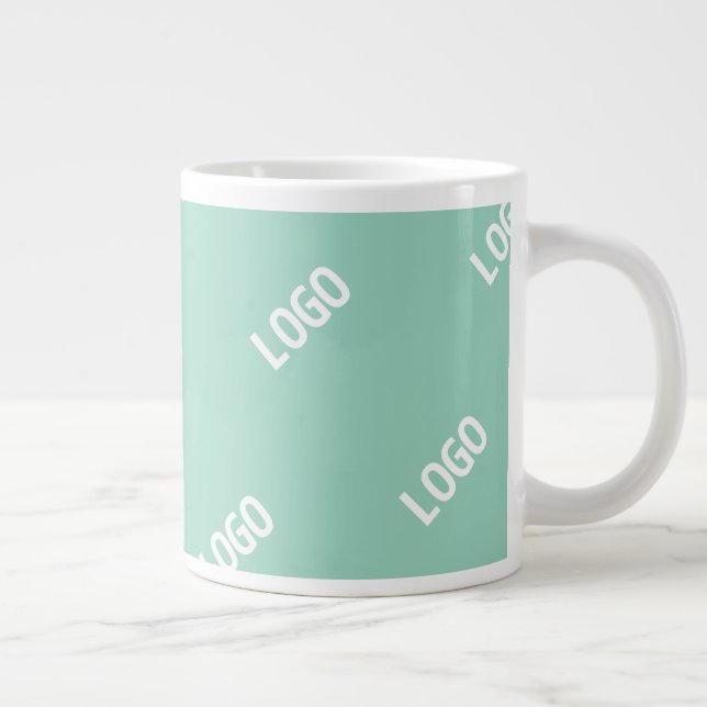 Grande Tasse Votre image ou logo téléchargé en mosaïque | Turqu (Droite)