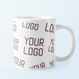 Grande Tasse Votre logo de conception ou d'entreprise Placeme