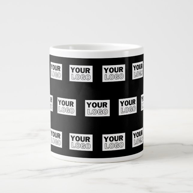 Grande Tasse Votre logo ou votre conception | Arrière - plan de (Devant)