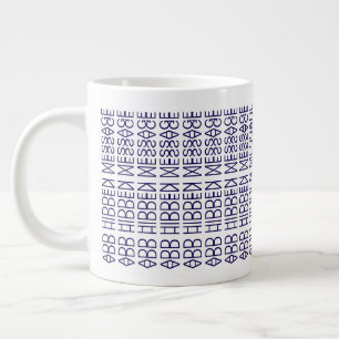 Grande Tasse Votre message caché personnalisé 149NW Novelty
