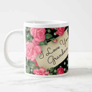Grande Tasse Vous aimez Grand-mère Floral