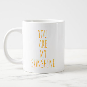 Grande Tasse "Vous êtes mon soleil" Simple Moderne Agritourisme