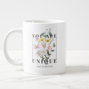 Grande Tasse Vous êtes un Slogan floral unique