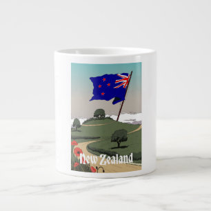 Grande Tasse Voyage Vintage Nouvelle-Zélande
