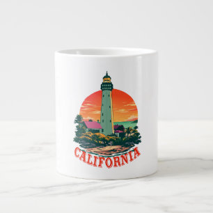 Grande Tasse Vue coucher de soleil du phare de Californie