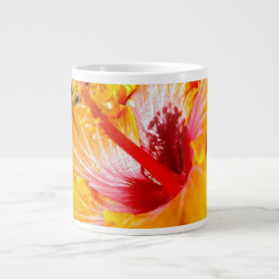 Grande Tasse Vue latérale de l'Hibiscus orange