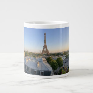 Grande Tasse Vue panoramique personnalisée de Paris et tour Eif