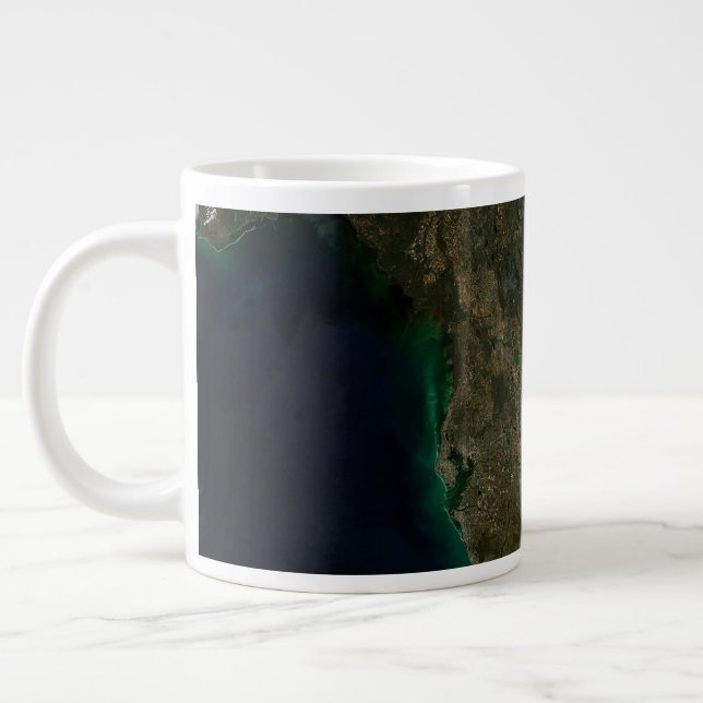Grande Tasse Vue Satellite Sur La Floride. (Gauche)