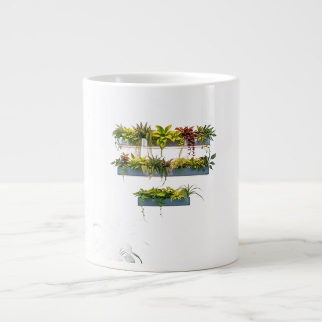 Grande Tasse Wall-Mounted Air Purifying Planters (Devant)