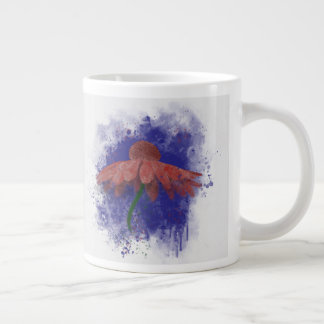 Grande Tasse Watercolor Coneflower