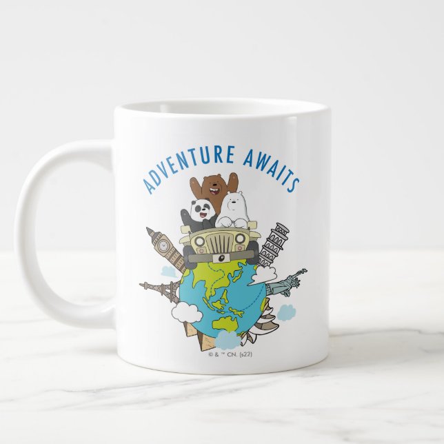 Grande Tasse We Bare Bears - Adventure Await (Gauche)