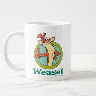 Grande Tasse Weasel Thumbs Up Character Graphic