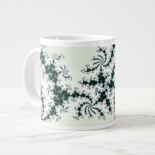 Grande Tasse Webs verts - dentelle sensible de fractale