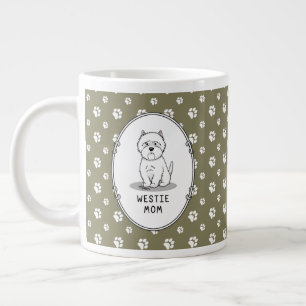 Grande Tasse Westie Mom - West Highland White Terrier Chien Mam