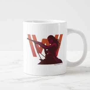 Grande Tasse Westworld   Wyatt À Fusil Sur Logo
