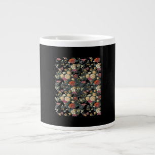 Grande Tasse Whimsigoth Old Victorian Floral Oil Peinture Class