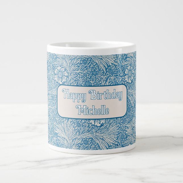 Grande Tasse William Morris Blue Marigold (Devant)