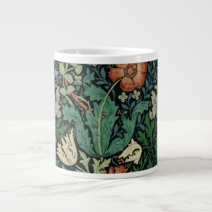 Grande Tasse William Morris Compton Floral Art Nouveau Motif