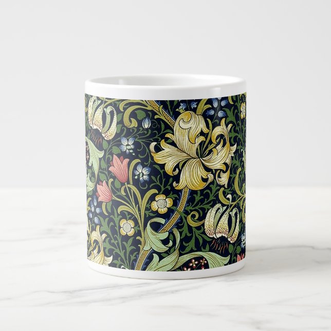 Grande Tasse William Morris Golden Lily modèle floral (Devant)