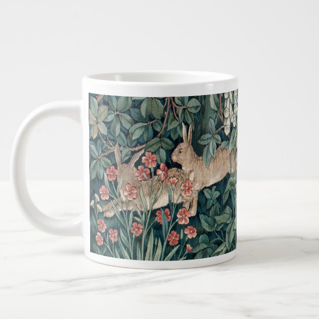Grande Tasse William Morris Woodland Tapestry Rabbits (Gauche)