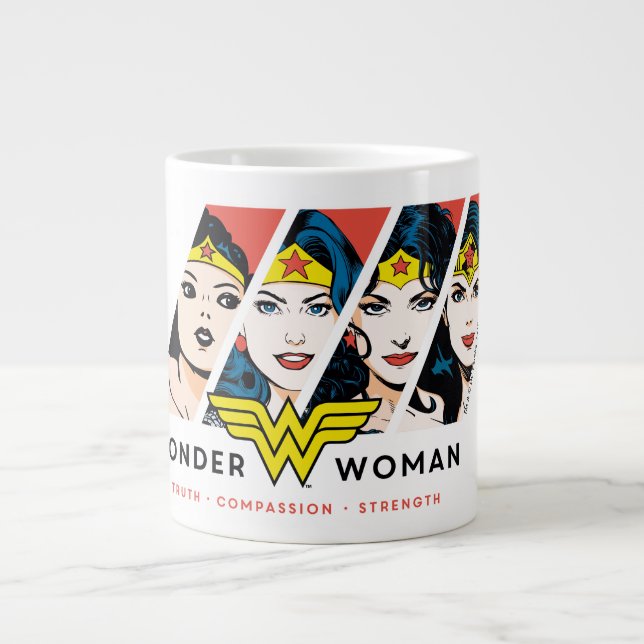 Grande Tasse Wonder Woman Comic Evolution Graphic (Devant)