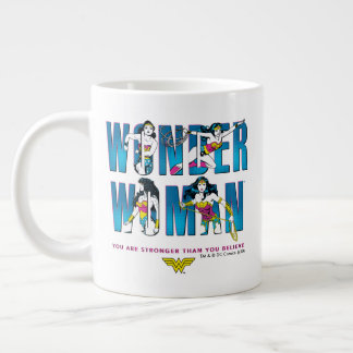 Grande Tasse Wonder Woman "Tu Es Plus Forte Que Tu Ne Crois"
