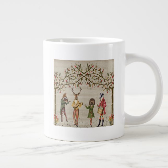 Grande Tasse Woodland Animaux Minstrel Group (Droite)