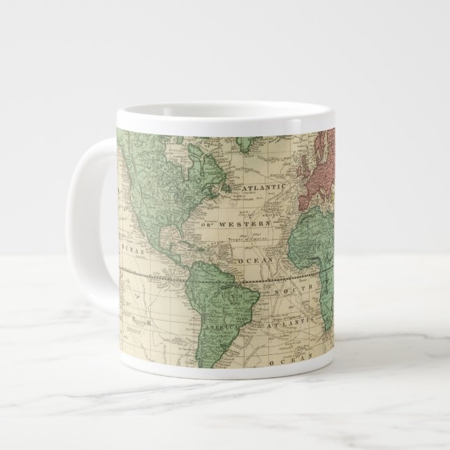 Grande Tasse World on Mercators Projection 2 (Devant gauche)